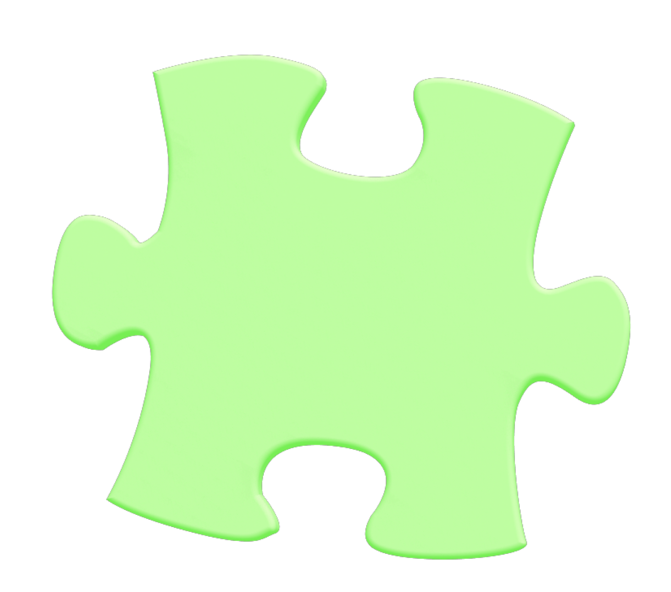 one puzzle piece